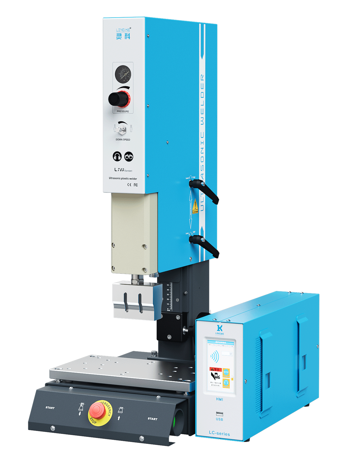 靈科超聲波塑料焊接機(jī) 40kHz-1200W L745 Standard 數(shù)字 靈科超聲波塑料焊接機(jī) 40kHz-1200W L745 Standard 數(shù)字