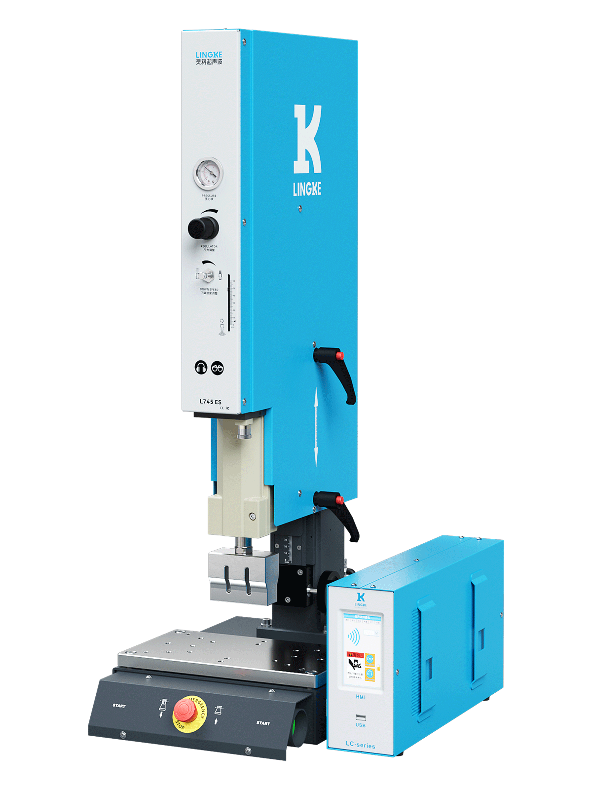 靈科超聲波塑料焊接機(jī) 40kHz-1200W L745 ES 數(shù)字 靈科超聲波塑料焊接機(jī) 40kHz-1200W L745 ES 數(shù)字